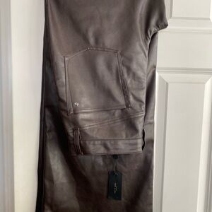 Brown Leather Pants